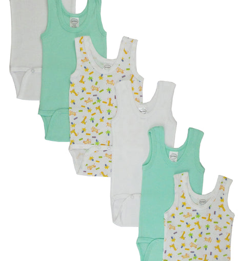 Boys' Printed Tank Top 6 Pack