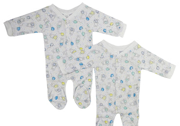 One Pack Terry Sleep & Play (Pack of 2)